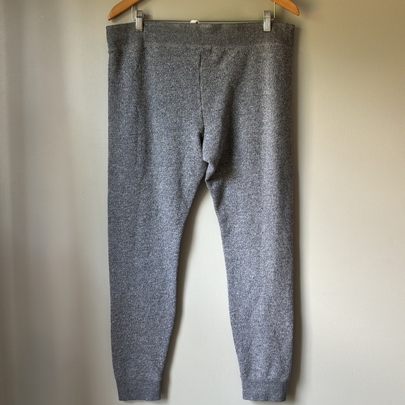 Roots Cozy Fleece Skinny sweatpants size XL salt and pepper - Picture 4 of 6